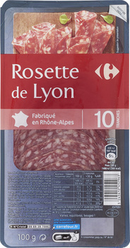 100G ROSETTE 10 TRANCHES CRF - Charcuterie Traiteur - Promocash Ales