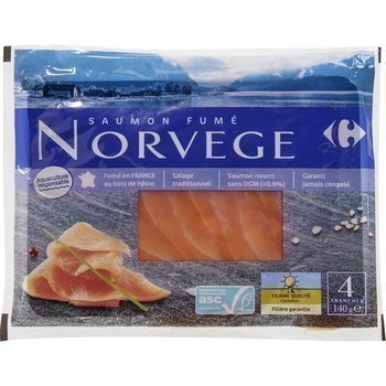 Saumon fum Norvge x4 - Saurisserie - Promocash Montlimar