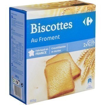 Biscottes au froment x34 - Epicerie Sucre - Promocash Charleville