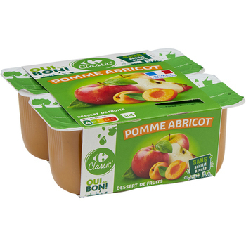 4X100G DESS.POMME/ABRICOT CRF - Crmerie - Promocash Albi