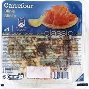 Blinis Classic' x4 - Saurisserie - Promocash Angers