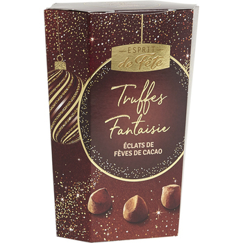 Truffes Fantaisie Eclats de Fves de Cacao - le ballotin de 250 g - Epicerie Sucre - Promocash Colmar