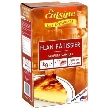 Flan ptissier parfum vanille 1 kg - Epicerie Sucre - Promocash LA FARLEDE