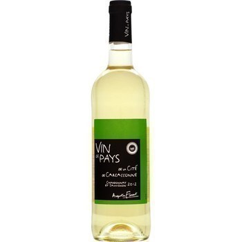 Vin de Pays Cit Carcassone blanc 75 cl - Vins - champagnes - Promocash Orleans