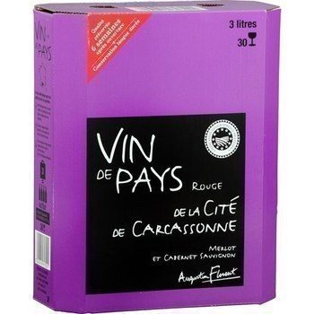 Vin de pays de la Cit de Carcassonne 13,5 3 l - Vins - champagnes - Promocash Annemasse