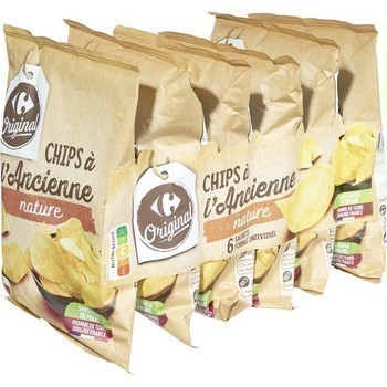 Chips  l'ancienne nature 6x30 g - Epicerie Sucre - Promocash Rouen