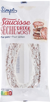 300G SAUCIS.SECHE PUR/P PPB - Charcuterie Traiteur - Promocash Antony