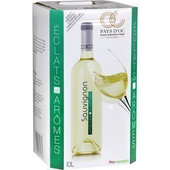 Vin de pays d'Oc Sauvignon Eclats d'Armes 12 10 l - Vins - champagnes - Promocash Libourne