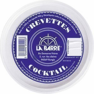 Crevette mer chaude 200/300 900 g - Saurisserie - Promocash Arles