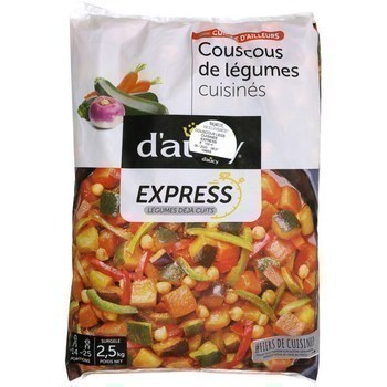 Couscous de lgumes cuisins 2,5 kg - Surgels - Promocash Dijon