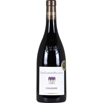 Collioure Les Clos de Paulilles 15 75 cl - Vins - champagnes - Promocash Perpignan