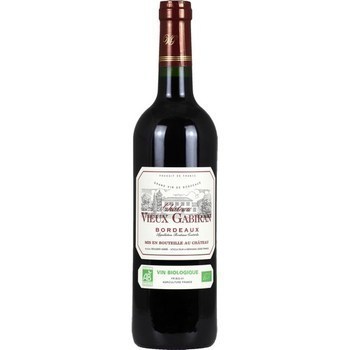 Bordeaux bio Chteau Vieux Gabiran 14 75 cl - Vins - champagnes - Promocash Albi