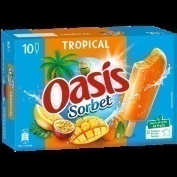 400G 10XBAT OASIS TROPICAL - Surgels - Promocash Montauban