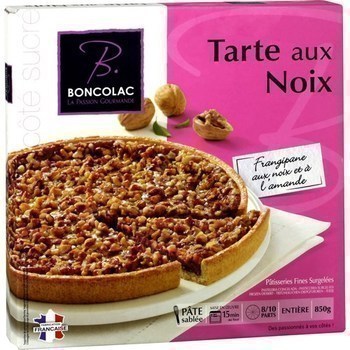 Tarte frangipane aux noix et  l'amande 850 g - Surgels - Promocash Blois