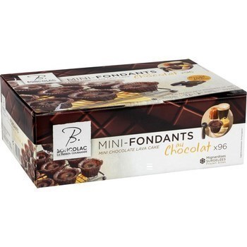 Mini-fondant au chocolat 96x20 g - Surgels - Promocash Le Pontet
