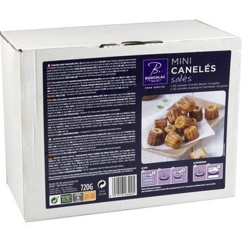 Mini canels sals 720 g - Surgels - Promocash La Rochelle