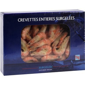 Crevettes entires 30/40 1 kg - Surgels - Promocash Aix en Provence