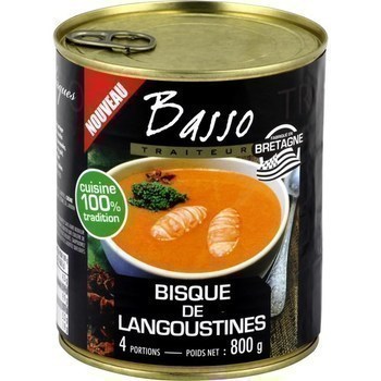 Bisque de langoustines 800 g - Epicerie Sale - Promocash Prigueux