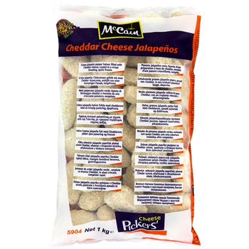Cheese Pickers' cheddar cheese Jalapenos - Surgels - Promocash Moulins Avermes