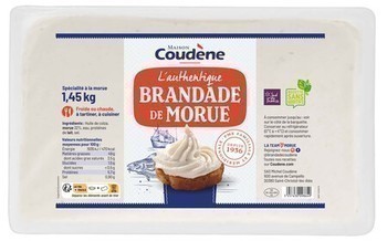 Brandade de morue 1,45 kg - Saurisserie - Promocash Ales