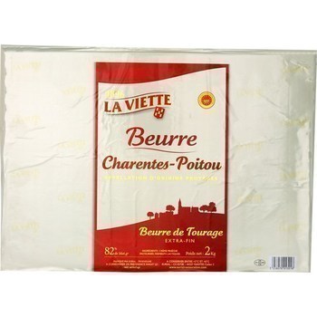 Beurre Charentes-Poitou beurre de tourage extra-fin 2 kg