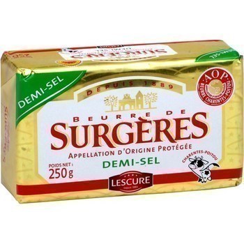 Beurre demi-sel de Surgres - Crmerie - Promocash La Rochelle