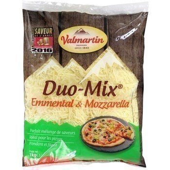 Emmental & mozzarella rps Duo-Mix 1 kg - Crmerie - Promocash PROMOCASH VANNES