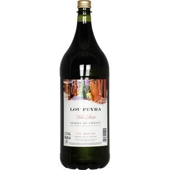 Vin d'Italie Terre Di Chieti Lou Peyra (vin) 12,5 2 l - Vins - champagnes - Promocash Lorient