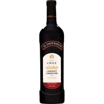 Vin du Chili El Emperador Cabernet Jean-Paul Couamais 13 75 cl - Vins - champagnes - Promocash Evreux