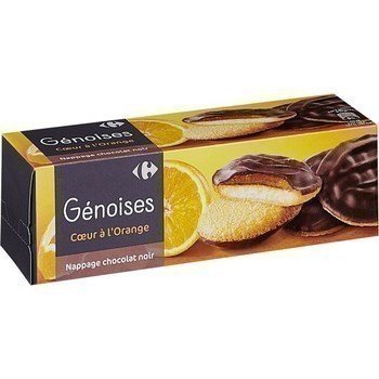 Gnoises coeur  l'orange nappage chocolat noir 150 g - Epicerie Sucre - Promocash Quimper