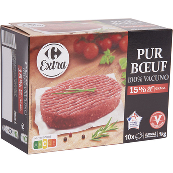 10X100G STK HACHE 15% SURG CRF - Surgels - Promocash Promocash guipavas