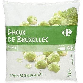 Choux de Bruxelles tendres 1 Kg - Surgels - Promocash LA FARLEDE