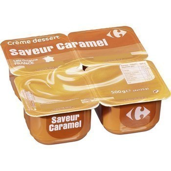 Crme dessert saveur caramel 4x125 g - Crmerie - Promocash Bziers