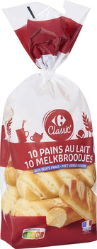 350G PAIN AU LAITX10 CARREFOUR - Pains et viennoiseries - Promocash Roanne