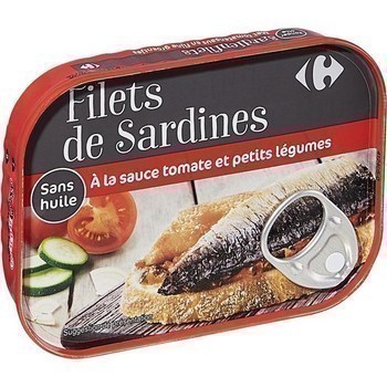 Filets de sardines sauce tomate petits lgumes 50 g - Epicerie Sale - Promocash Albi