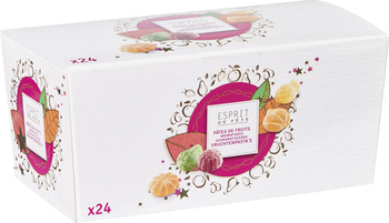 Assortiment de saveurs Ptes de Fruits "forme fruits" - le ballotin de 240 g - Epicerie Sucre - Promocash PROMOCASH VANNES