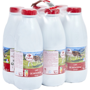 BTLE 1L LAIT MONTAGN ENT.CRF - Crmerie - Promocash Villefranche