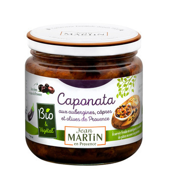 360G CAPONATA BIO JEAN MARTIN - Epicerie Sale - Promocash RENNES