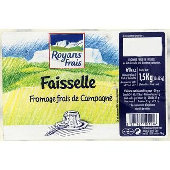 12X125G FAISSELLE 6% ROYANT.F - Crmerie - Promocash Montlimar