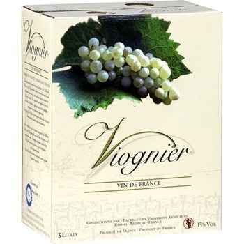 Vin de pays Viognier 13 3 l - Vins - champagnes - Promocash PUGET SUR ARGENS