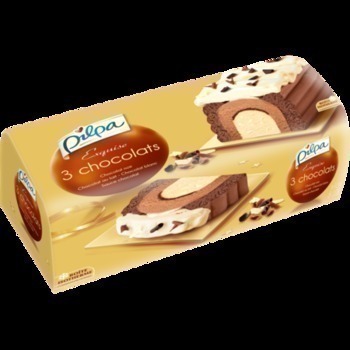 535G BUCHE PILPA EXQUI 3 CHOCO - Surgels - Promocash Metz