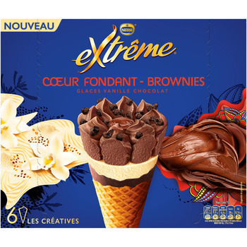 CONE EXTRE COEUR FOND BROWNIES - Surgels - Promocash Dunkerque