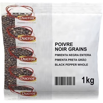 Poivre noir en grains 1000 g - Epicerie Sale - Promocash PUGET SUR ARGENS
