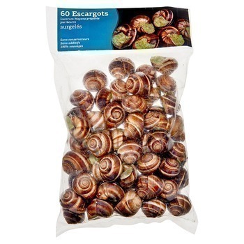 Petits escargots de Bourgogne prpars  la bourguignonne 336 g - Surgels - Promocash Le Havre