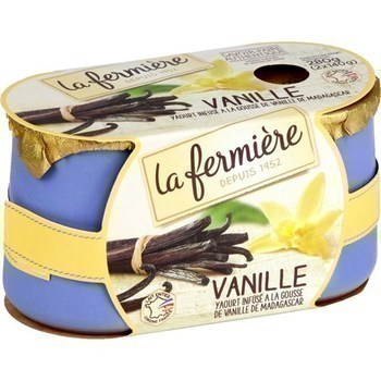 2X140G YAOURT VANILLE POT GRES - Crmerie - Promocash Agen