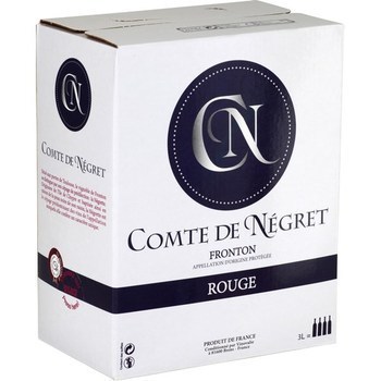 Fronton Comte de Ngret 12 3 l - Vins - champagnes - Promocash Arles