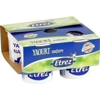 4X125G YAOURT NAT ETREZ ENTIER - Crmerie - Promocash Macon