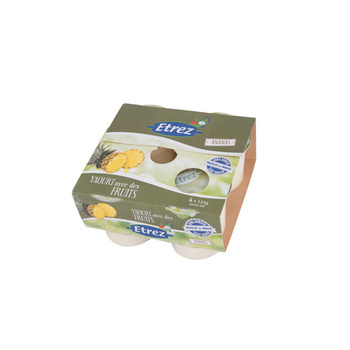 4X125 GR YAOURT ETREZ ANANAS - Crmerie - Promocash Macon