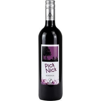 Bordeaux rouge Appellation Bordeaux Contrle Pick Nick 13,5 75 cl - Vins - champagnes - Promocash Cherbourg