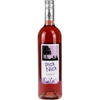 Bordeaux ros Appellation Bordeaux Contrle Pick Nick 12,5 75 cl - Vins - champagnes - Promocash Promocash